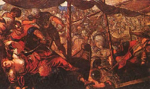 Jacopo Robusti Tintoretto Battle Spain oil painting art